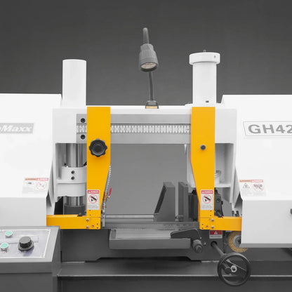 13" Double Column Horizontal Metal Cutting Band Saw | Hydraulic Feed | 2‑Speed | 2.2/2.8kW Industrial Metal Saw for Fabrication, Steel, Alloy, Carbon Steel GH4235
