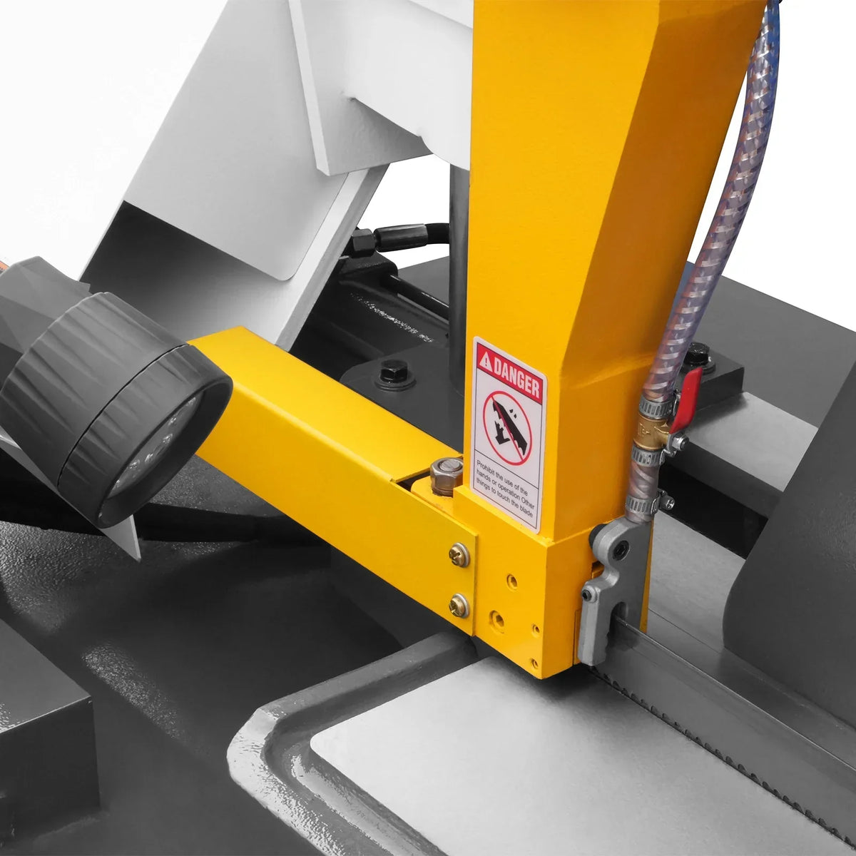 15.7" Industrial Horizontal Metal Cutting Band Saw, Hydraulic Feed, 3.0/4.0 kW Motor, Manual Clamping, for Steel, Alloy, Metal Fabrication GH4240