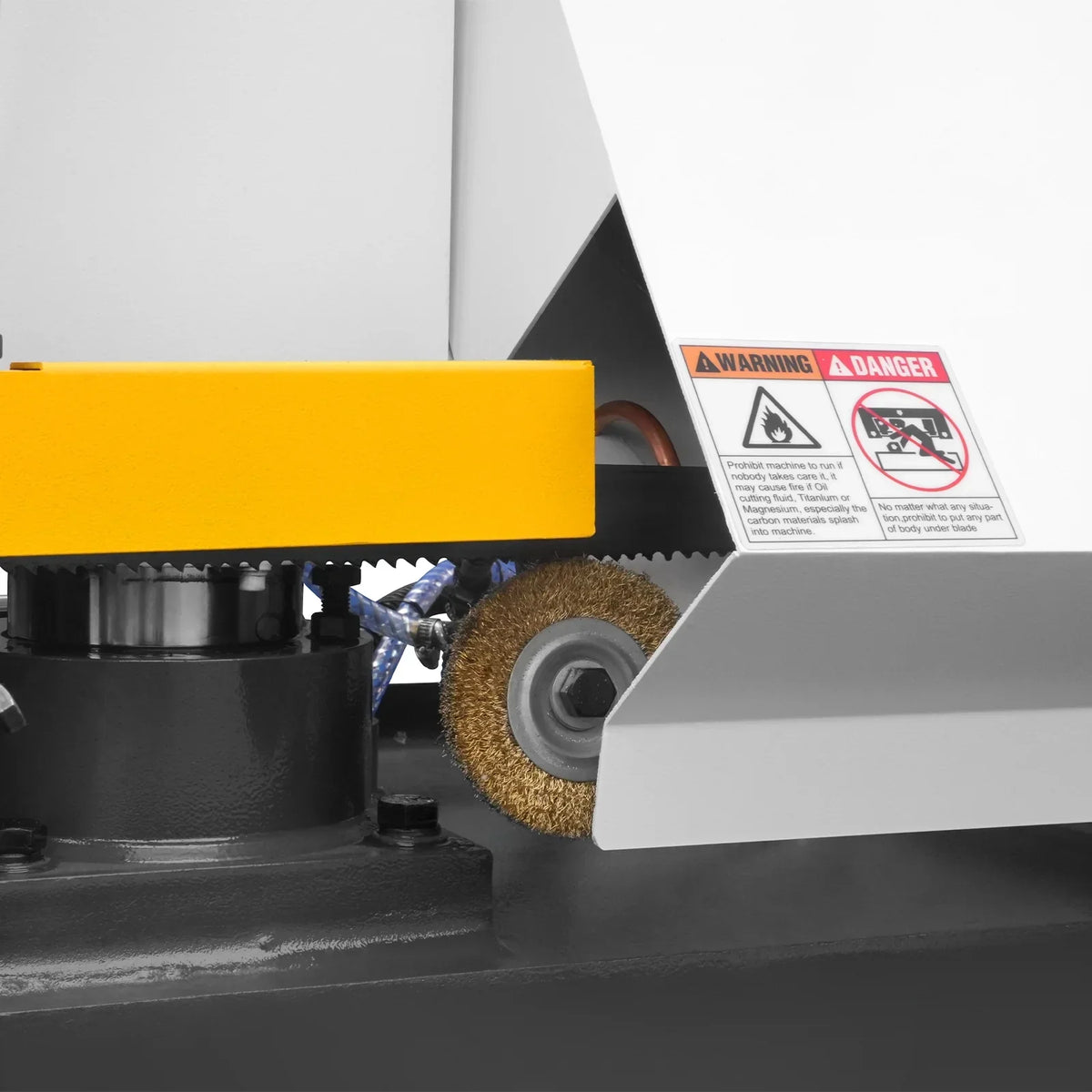 15.7" Industrial Horizontal Metal Cutting Band Saw, Hydraulic Feed, 3.0/4.0 kW Motor, Manual Clamping, for Steel, Alloy, Metal Fabrication GH4240
