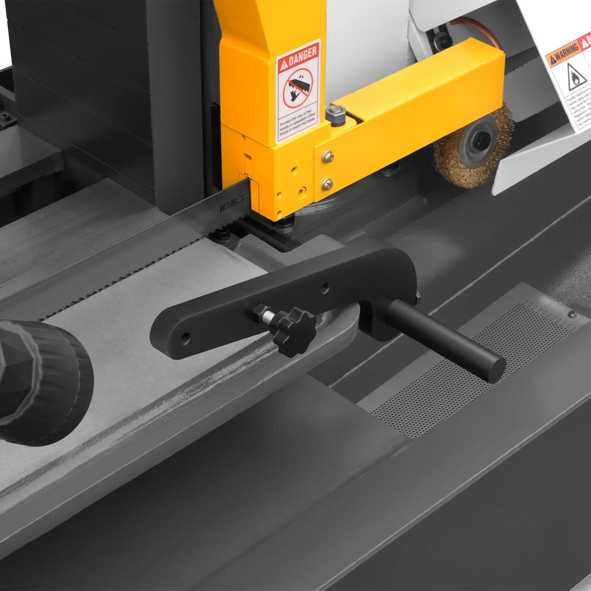 15.7" Industrial Horizontal Metal Cutting Band Saw, Hydraulic Feed, 3.0/4.0 kW Motor, Manual Clamping, for Steel, Alloy, Metal Fabrication GH4240