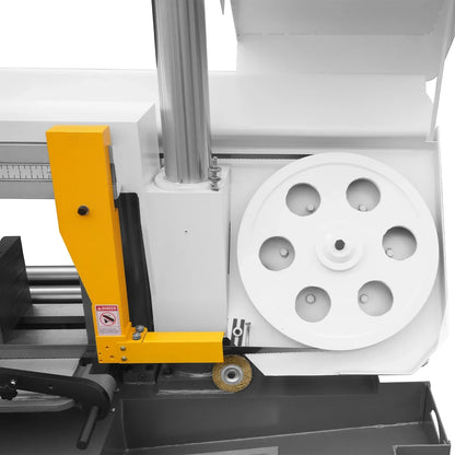 15.7" Industrial Horizontal Metal Cutting Band Saw, Hydraulic Feed, 3.0/4.0 kW Motor, Manual Clamping, for Steel, Alloy, Metal Fabrication GH4240