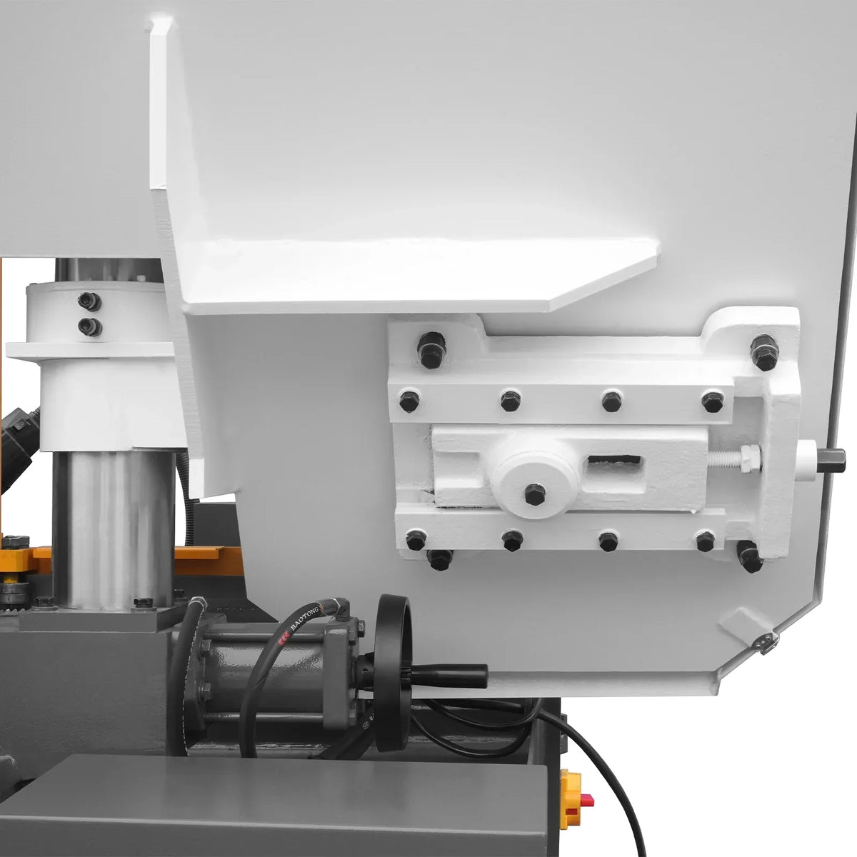 15.7" Industrial Horizontal Metal Cutting Band Saw, Hydraulic Feed, 3.0/4.0 kW Motor, Manual Clamping, for Steel, Alloy, Metal Fabrication GH4240