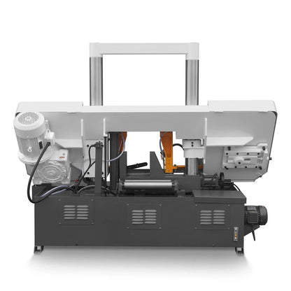 15.7" Industrial Horizontal Metal Cutting Band Saw, Hydraulic Feed, 3.0/4.0 kW Motor, Manual Clamping, for Steel, Alloy, Metal Fabrication GH4240