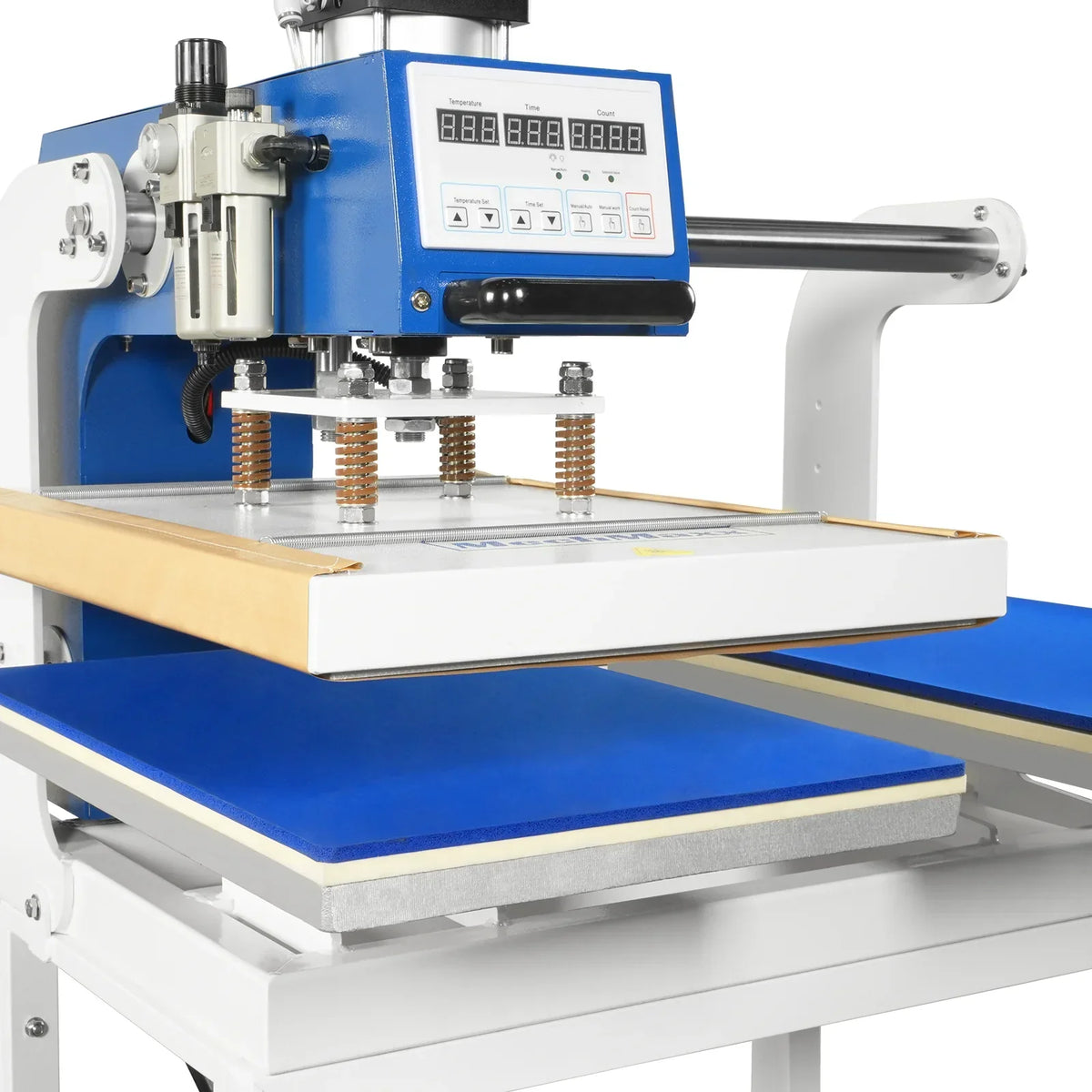 16x24 Inch Commercial Pneumatic Dual Platen Heat Press - Auto Lift Digital Sublimation Transfer Machine with AIRTAC Pneumatic Parts & Adjustable Pressure (110V 2.2HP)