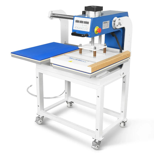 16x24 Inch Commercial Pneumatic Dual Platen Heat Press - Auto Lift Digital Sublimation Transfer Machine with AIRTAC Pneumatic Parts & Adjustable Pressure (110V 2.2HP)