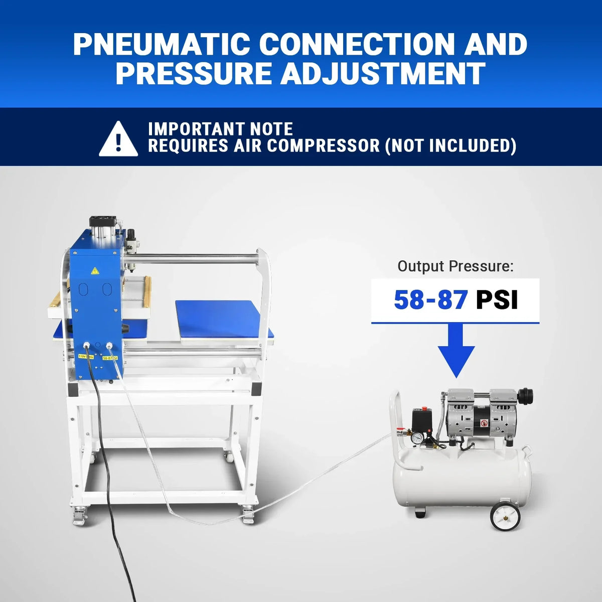 16x24 Inch Commercial Pneumatic Dual Platen Heat Press - Auto Lift Digital Sublimation Transfer Machine with Full Touch LCD Screen & AIRTAC Pneumatic Parts (110V 2.2HP)