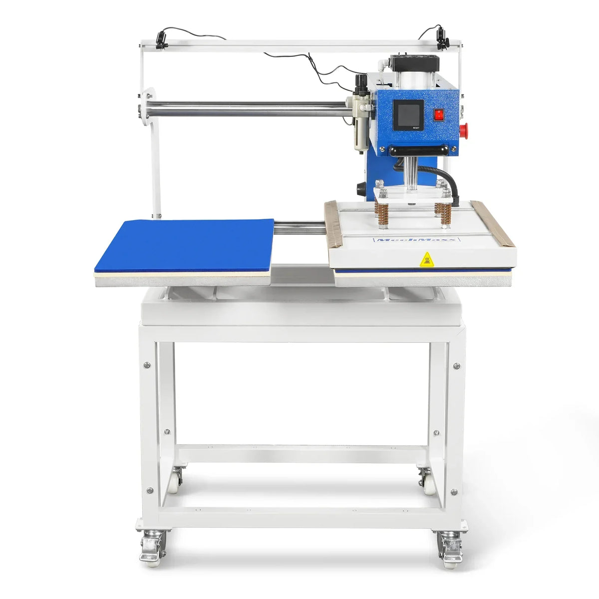 16x24 Inch Commercial Pneumatic Dual Platen Heat Press - Infrared Positioning Auto Lift Sublimation Transfer Machine with Full Touch LCD Screen  (110V 2.2HP)