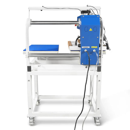 16x24 Inch Commercial Pneumatic Dual Platen Heat Press - Infrared Positioning Auto Lift Sublimation Transfer Machine with Full Touch LCD Screen  (110V 2.2HP)