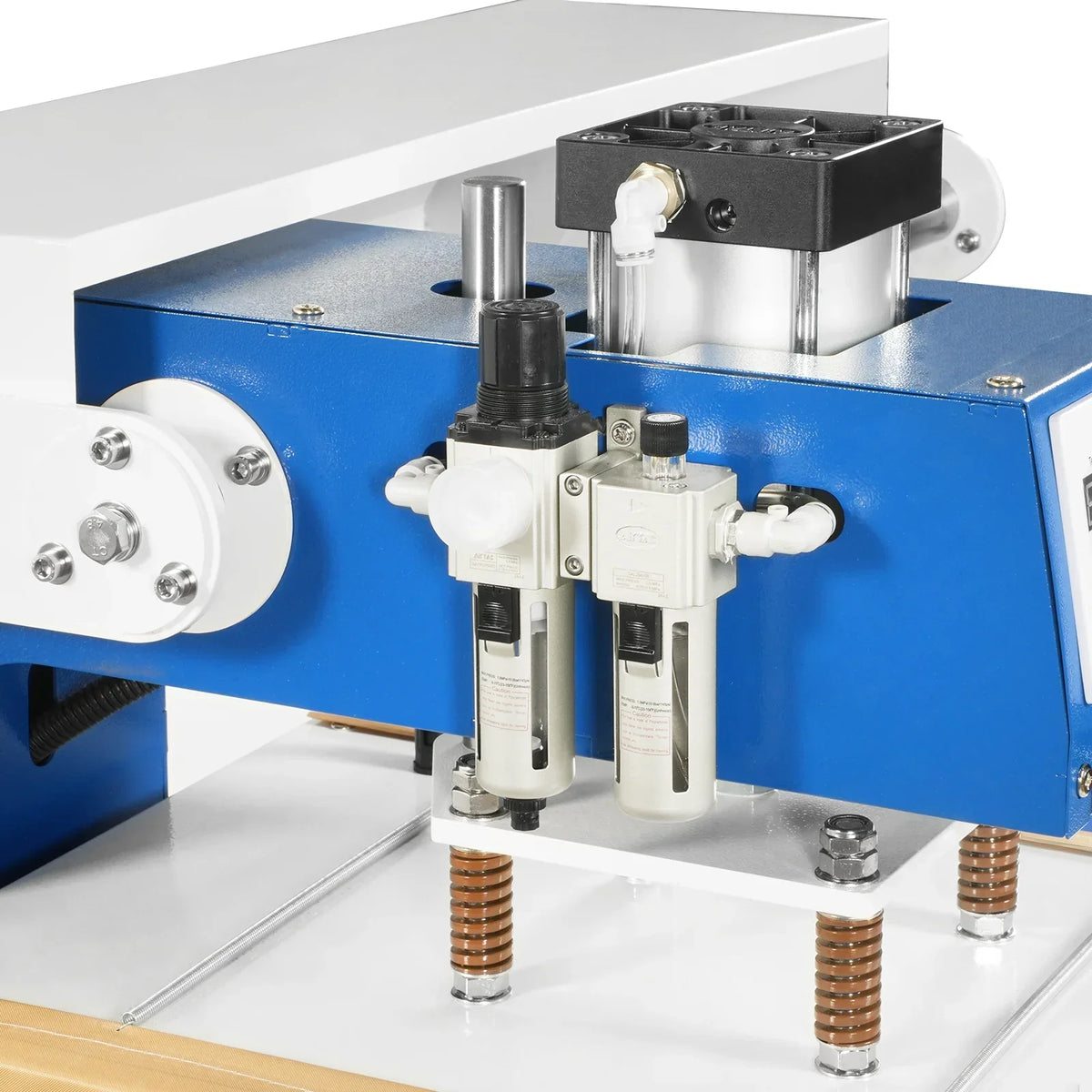 16x24 Inch Commercial Pneumatic Dual Platen Heat Press - Auto Lift Sublimation Transfer Machine with Storage Base Cabinet (110V 1650W)