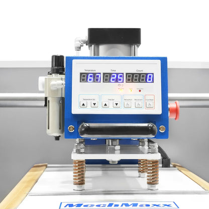 16x24 Inch Commercial Pneumatic Dual Platen Heat Press - Auto Lift Sublimation Transfer Machine with Storage Base Cabinet (110V 1650W)