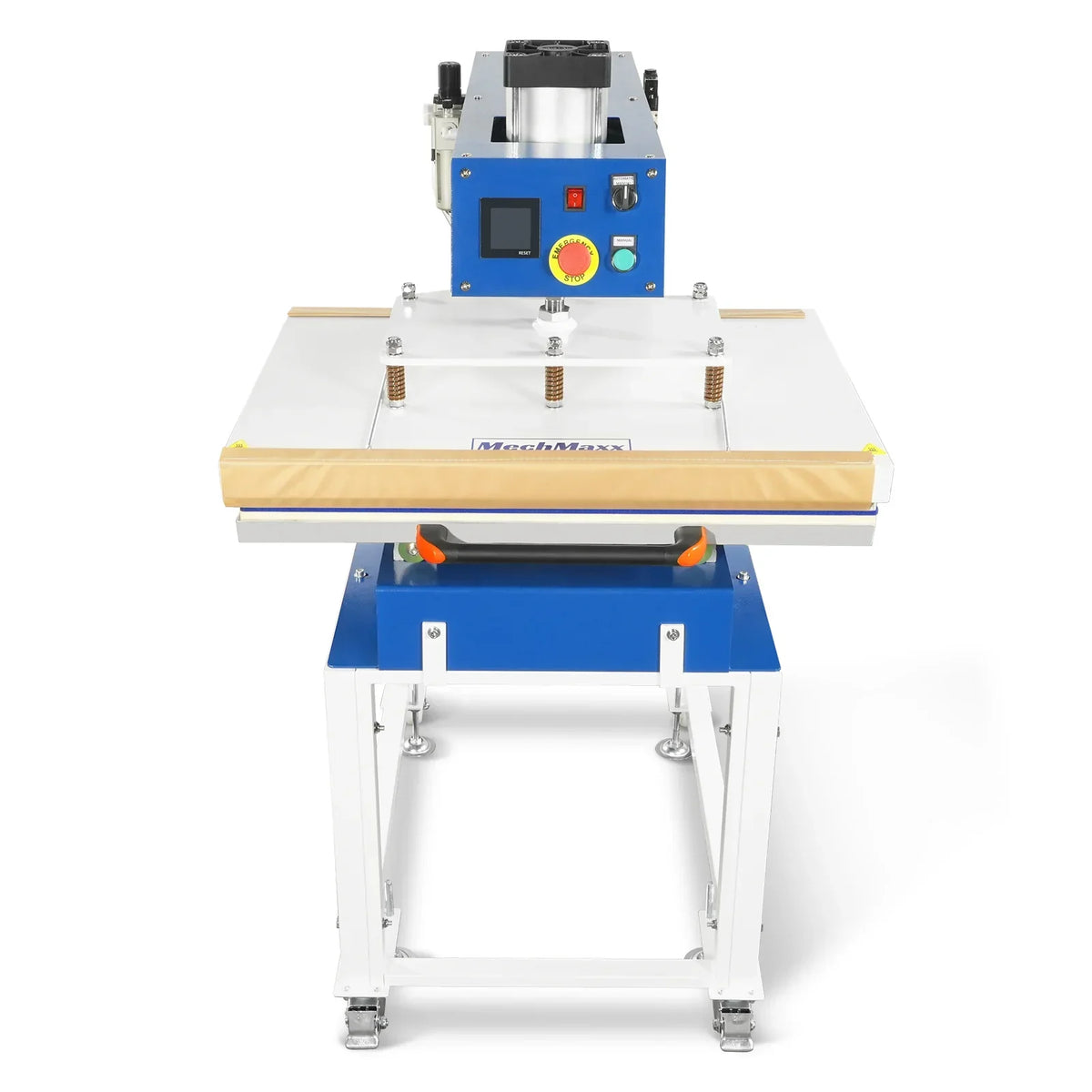 24x32 Inch (60x80cm) Industrial Pneumatic Single Station Heat Press Slide-Out Worktable LCD Touchscreen Sublimation Machine with AIRTAC Pneumatic Components (220V 8HP)