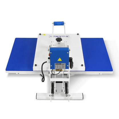 16"x24" Auto Open Dual Platen Heat Press Machine 110V 1.87HP 1400W -Semi-Automatic Magnetic Lift & Digital LCD Display Teflon-Coated Ultra-Precision Heating for T-Shirts, Bags, Pillows, Ceramics