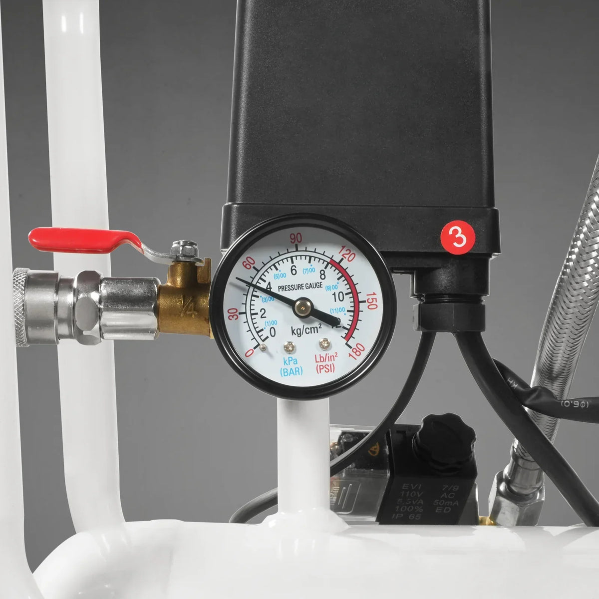 8 Gallon Air Compressor 600W 110V Oil-Free Quiet Electric Air Pump - 0.7MPa, 40L/min