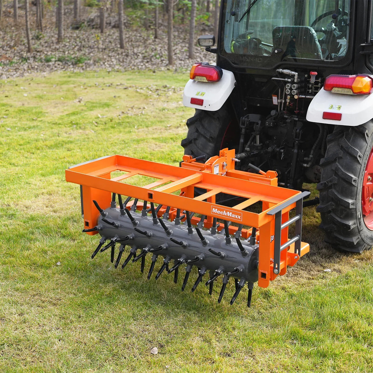 50" 3 Point Drum Filled Plug Aerator Fits Cat 1 And 2 Tractors,  DLA50