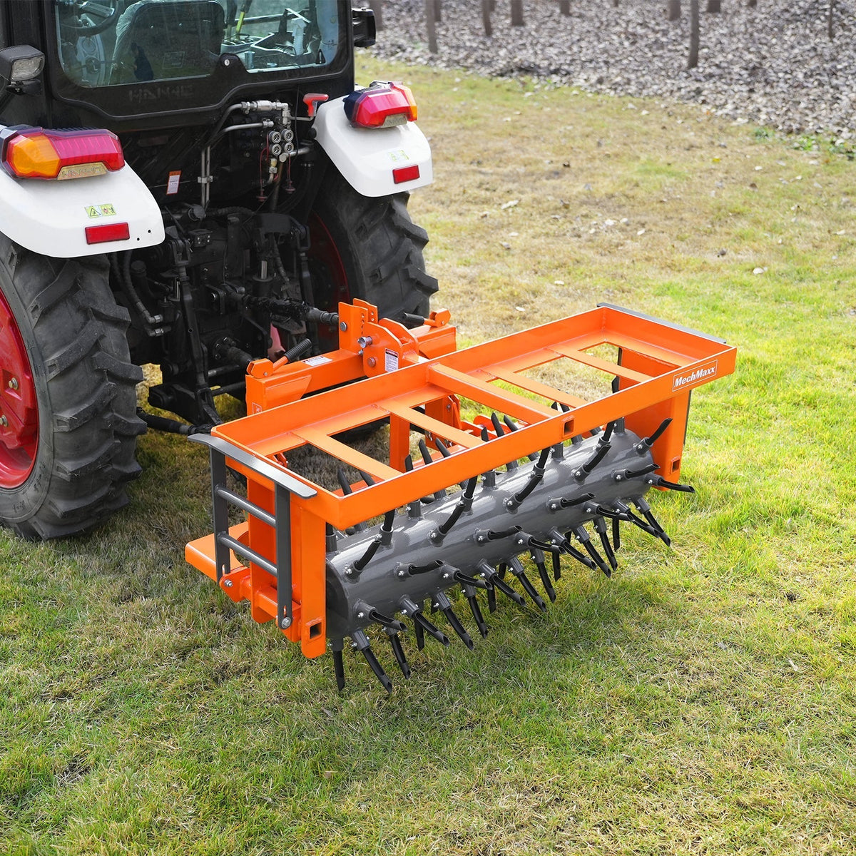 50" 3 Point Drum Filled Plug Aerator Fits Cat 1 And 2 Tractors,  DLA50