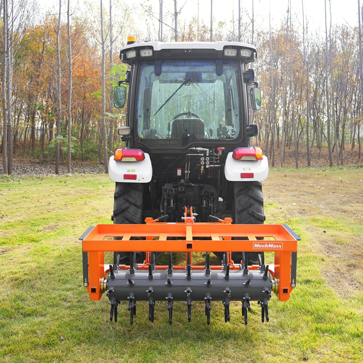 50" 3 Point Drum Filled Plug Aerator Fits Cat 1 And 2 Tractors,  DLA50