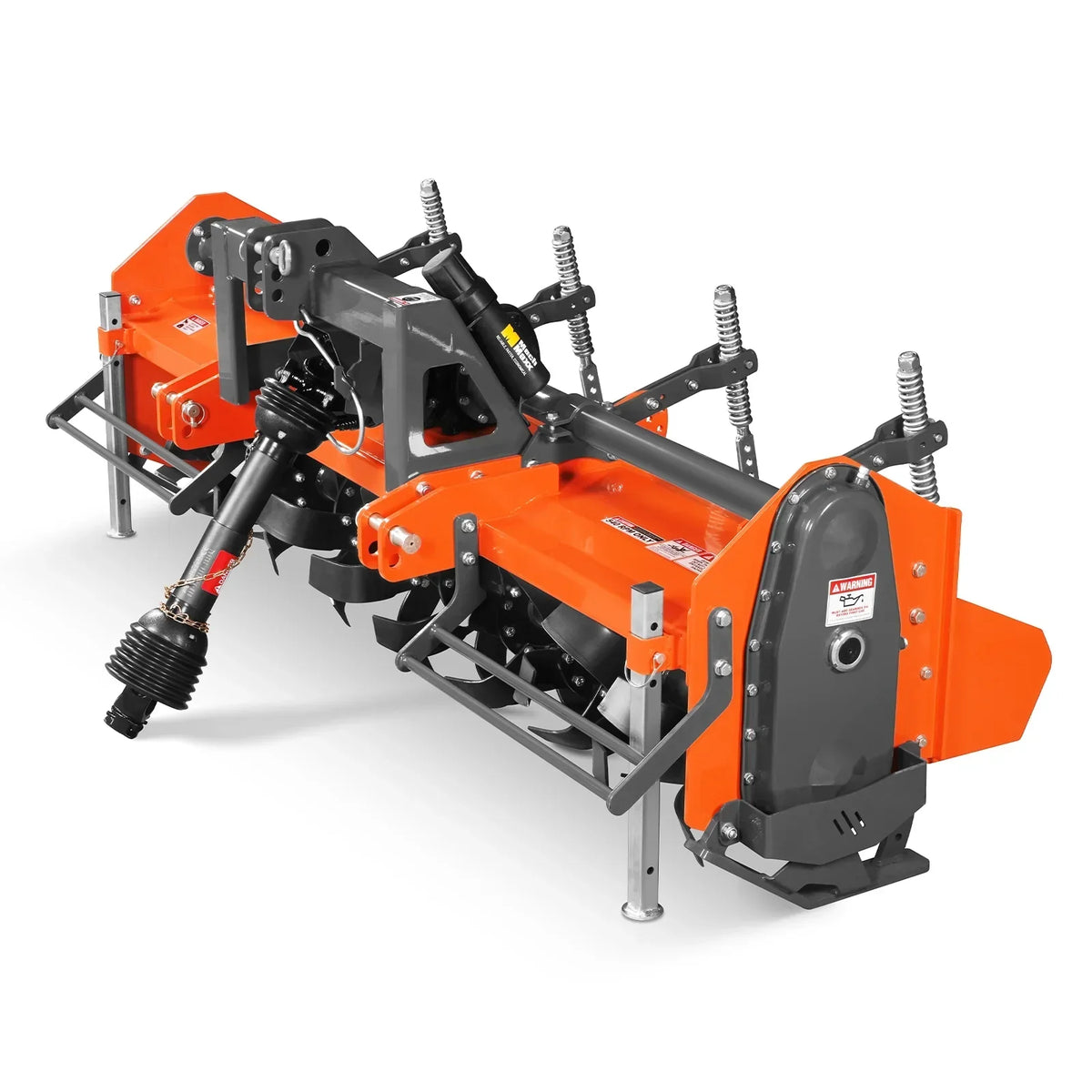 90 in Heavy Duty Rotary Tiller,  3 Point Hitch Cat.2,  Gear Drive,  PTO Shaft Included with Slip Clutch,  50-90 HP,  HRT90