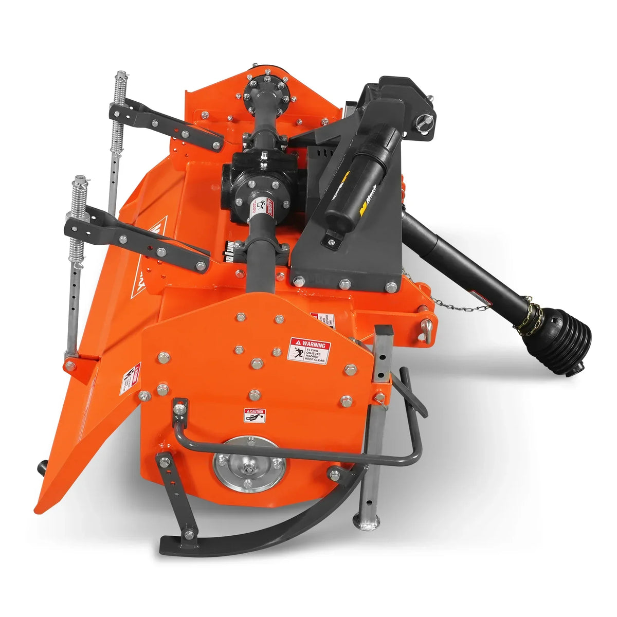 60 in Rotary Tiller,  3 Point Hitch Cat.1 & 2,  Gear Drive,  PTO Shaft Included with Slip Clutch,  30-60 HP,  MRT60