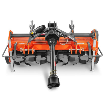 60 in Rotary Tiller,  3 Point Hitch Cat.1 & 2,  Gear Drive,  PTO Shaft Included with Slip Clutch,  30-60 HP,  MRT60
