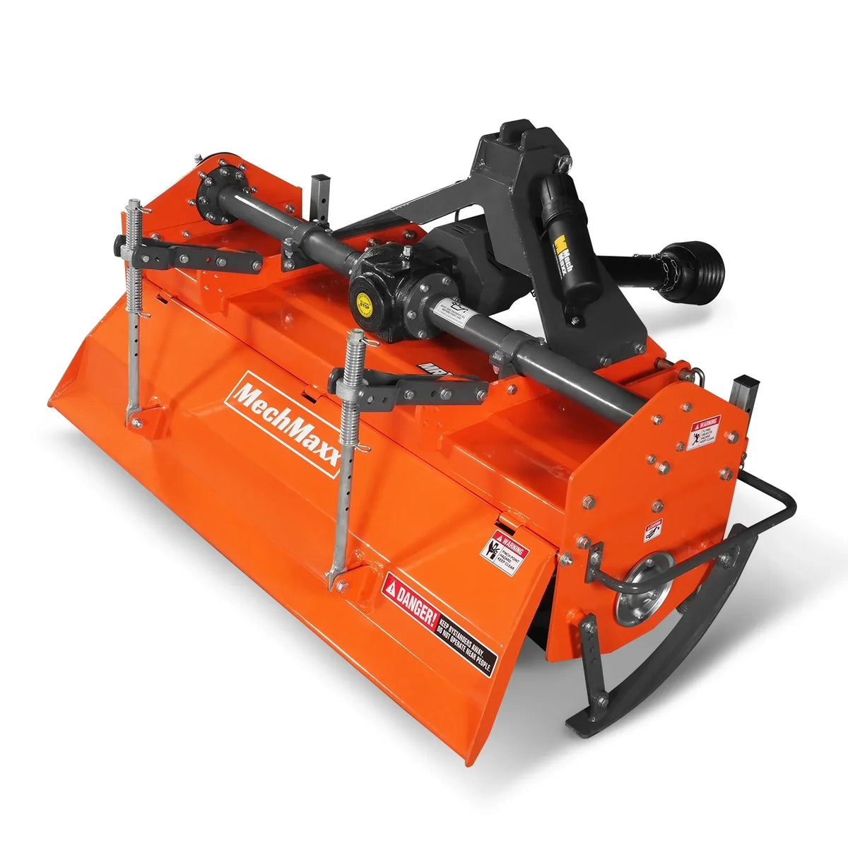 60 in Rotary Tiller,  3 Point Hitch Cat.1 & 2,  Gear Drive,  PTO Shaft Included with Slip Clutch,  30-60 HP,  MRT60