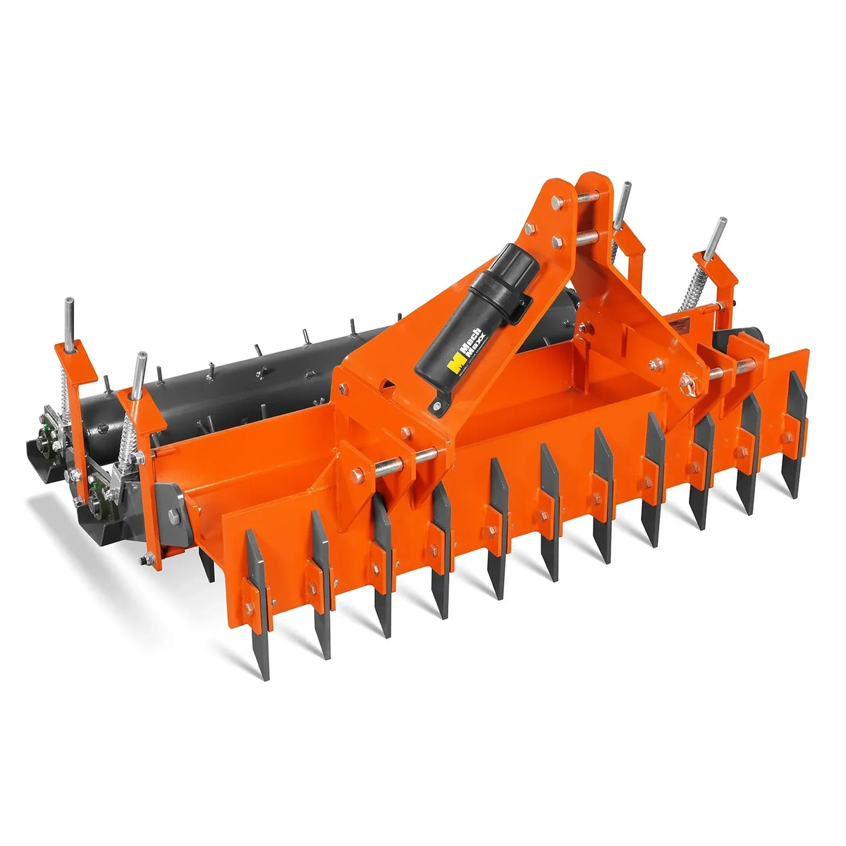 60" Heavy Duty Soil Pulverizer,  Double Spiked Roller,  21 Shanks,  Category 1 and 2,  3 Point Hitch Tractor Attachment,  TSP60D