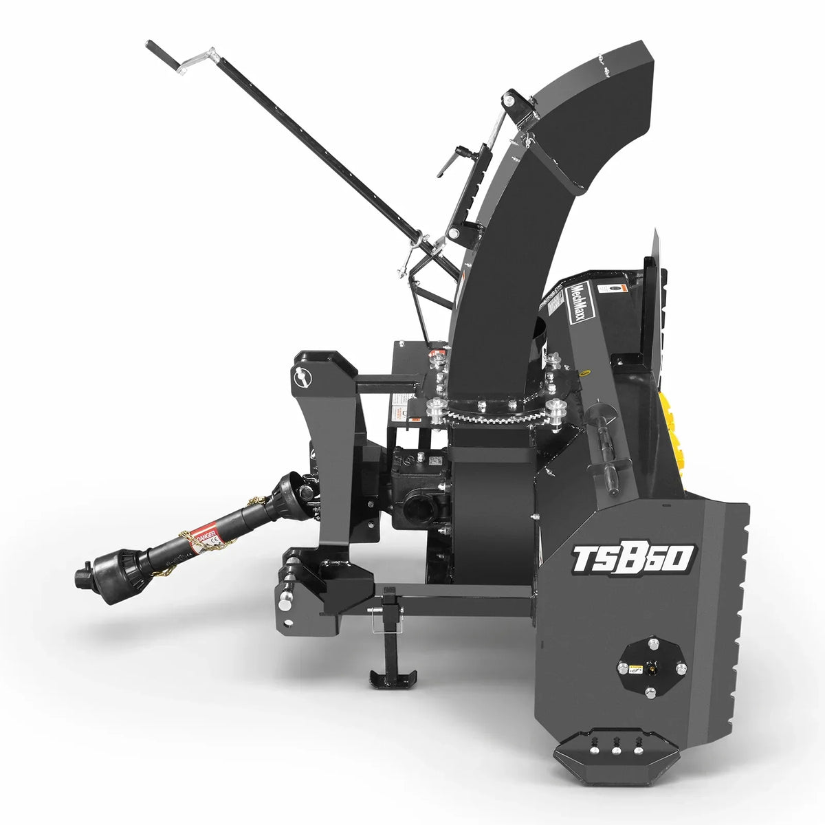 60" 3 Point PTO Snow Blower 22" Impeller Diameter 360° Snow Chute (PTO Shaft Included with Slip Clutch),  18-40 HP,  TSB60