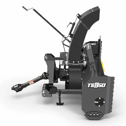 60" 3 Point PTO Snow Blower 22" Impeller Diameter 360° Snow Chute (PTO Shaft Included with Slip Clutch),  18-40 HP,  TSB60