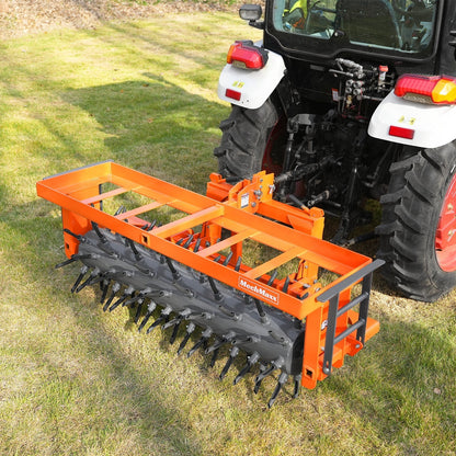 62" 3 Point Drum Filled Plug Aerator Fits Cat 1 And 2 Tractors,  DLA60