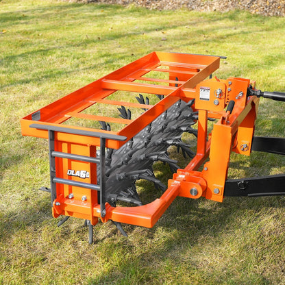 62" 3 Point Drum Filled Plug Aerator Fits Cat 1 And 2 Tractors,  DLA60