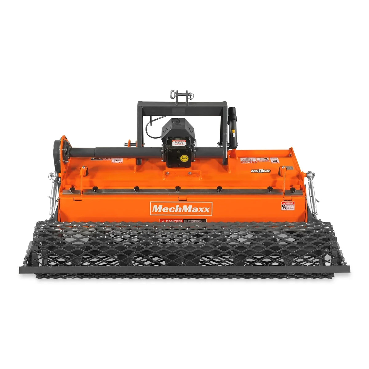 65 in Stone Burier Reverse Rotary Tiller,  3 Point Hitch Cat.1,  Chain Drive,  PTO Shaft Included with Slip Clutch,  30-55 HP,  RSB65