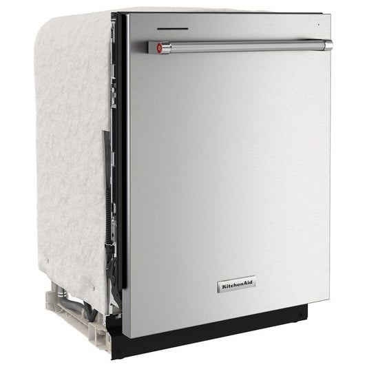 KitchenAid 24″ Fully-Integrated Built-In Dishwasher with 30 Total Wash Jets in PrintShield Stainless Steel