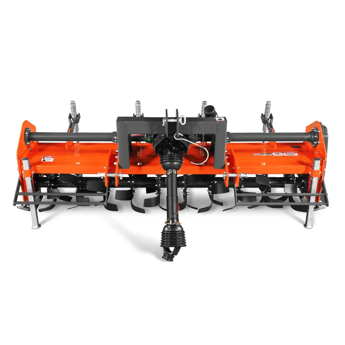 90 in Heavy Duty Rotary Tiller,  3 Point Hitch Cat.2,  Gear Drive,  PTO Shaft Included with Slip Clutch,  50-90 HP,  HRT90