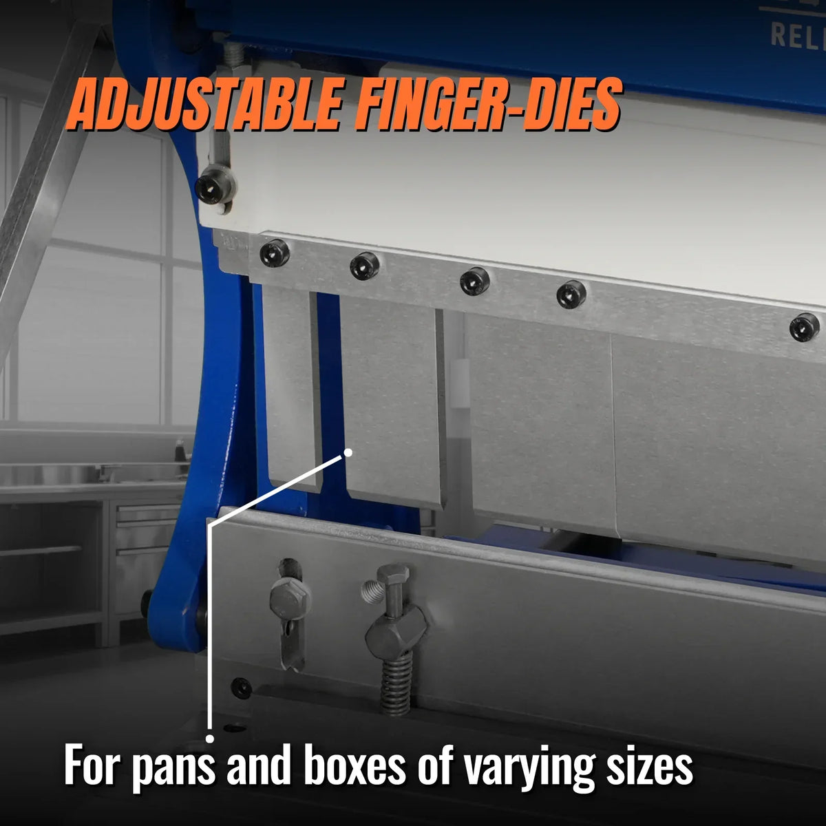40-inch 3-in-1 Pan and Box Brake – Slip Roll, Shear, Bending Machine for Sheet Metal, 20 Gauge Mild Steel, Adjustable Fingers, Heavy Duty, Metalworking, Fabrication, Rolling, Bending MMCB4020