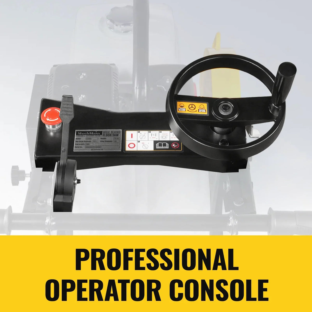 Honda GX390 Walk-Behind Concrete Floor Saw, 20 in Blade, 7 in Cutting Depth, FS480H