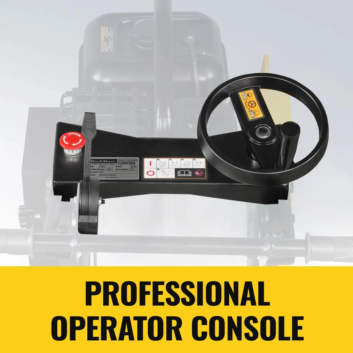 15 HP Walk-Behind Concrete Floor Saw, 20 in Blade, 7 in Cutting Depth, FS480Z