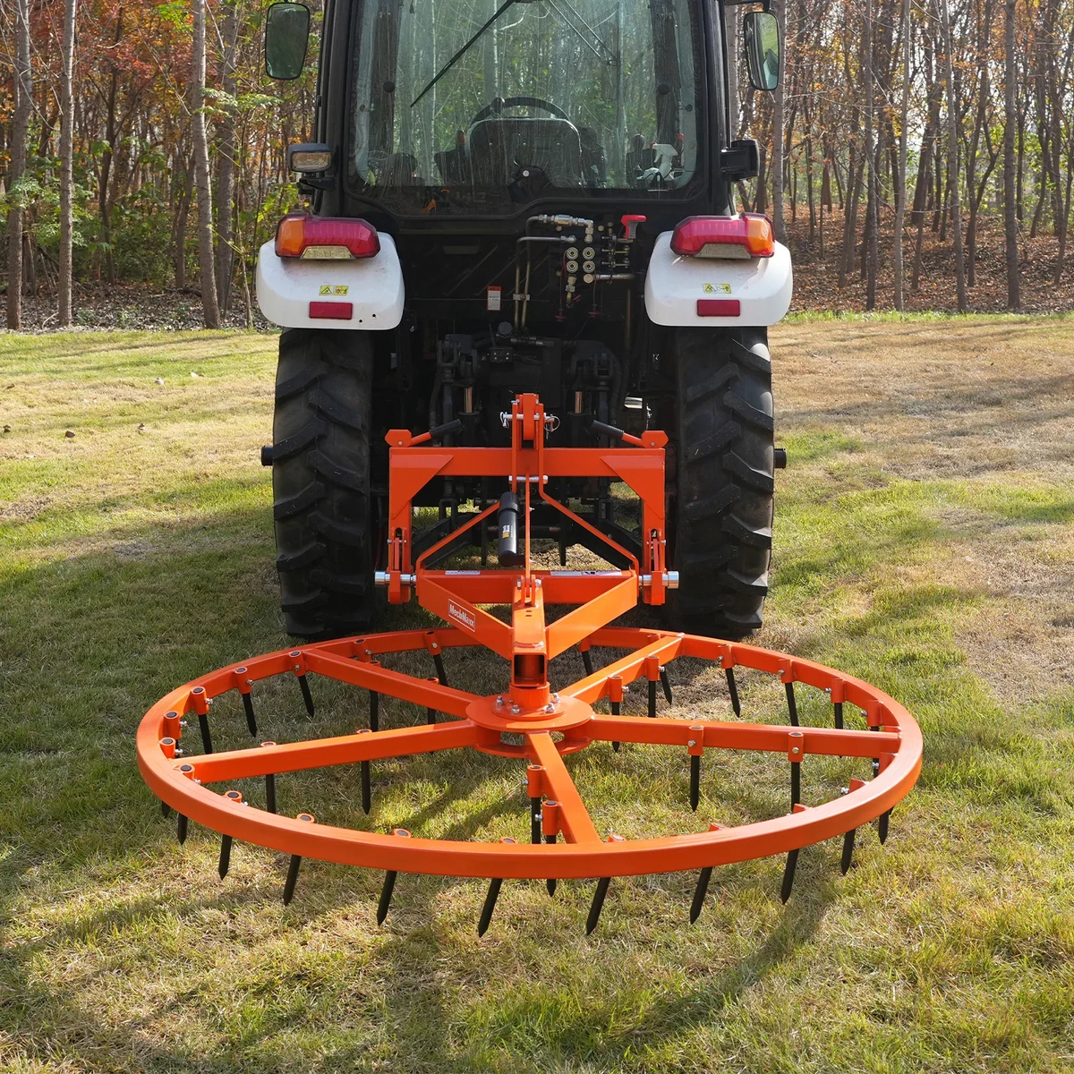 72" Arena Spin Harrow Groomer with 35 Tines Cat.1 3 Point Hitch Grooming Attachment,  AHG72