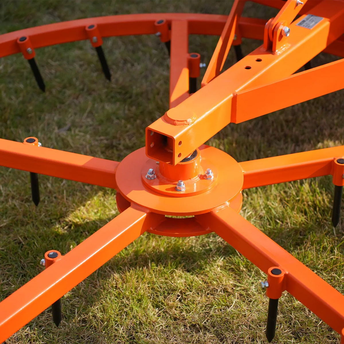 72" Arena Spin Harrow Groomer with 35 Tines Cat.1 3 Point Hitch Grooming Attachment,  AHG72