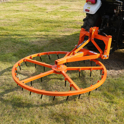 72" Arena Spin Harrow Groomer with 35 Tines Cat.1 3 Point Hitch Grooming Attachment,  AHG72
