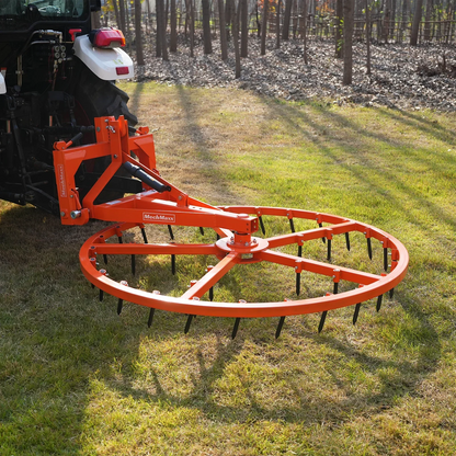 72" Arena Spin Harrow Groomer with 35 Tines Cat.1 3 Point Hitch Grooming Attachment,  AHG72