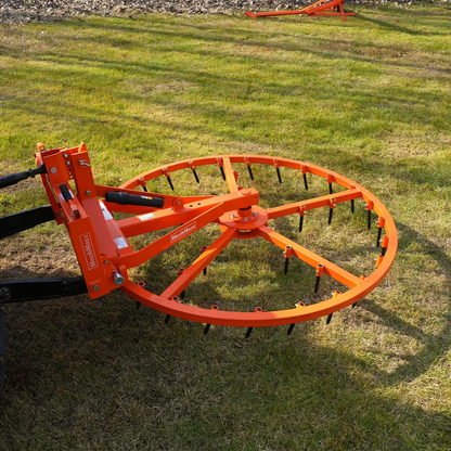 72" Arena Spin Harrow Groomer with 35 Tines Cat.1 3 Point Hitch Grooming Attachment,  AHG72