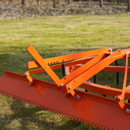 72" Arena Spin Harrow Groomer with 35 Tines and Rake Cat.1 3 Point Hitch Grooming Attachment,  AHG72R