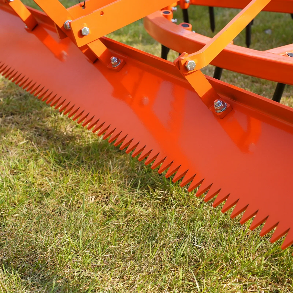 72" Arena Spin Harrow Groomer with 35 Tines and Rake Cat.1 3 Point Hitch Grooming Attachment,  AHG72R