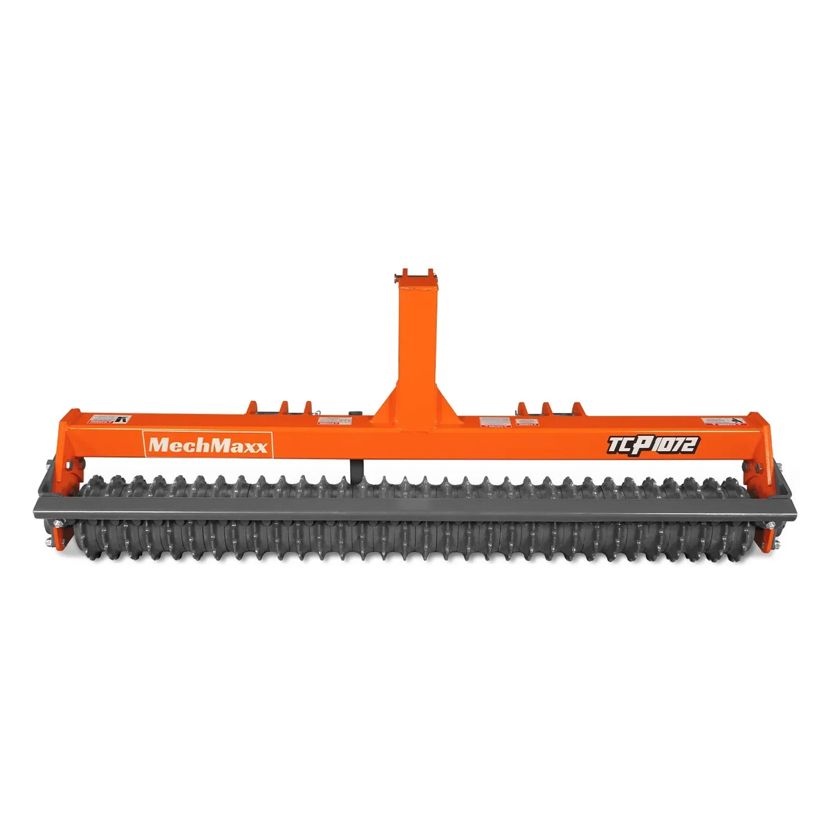 72" Cultipacker with 32 Ductile Iron Wheels,  Scraper Bar Included,  Category 1 and 2,  3 Point Hitch Tractor Attachment,  TCP1072