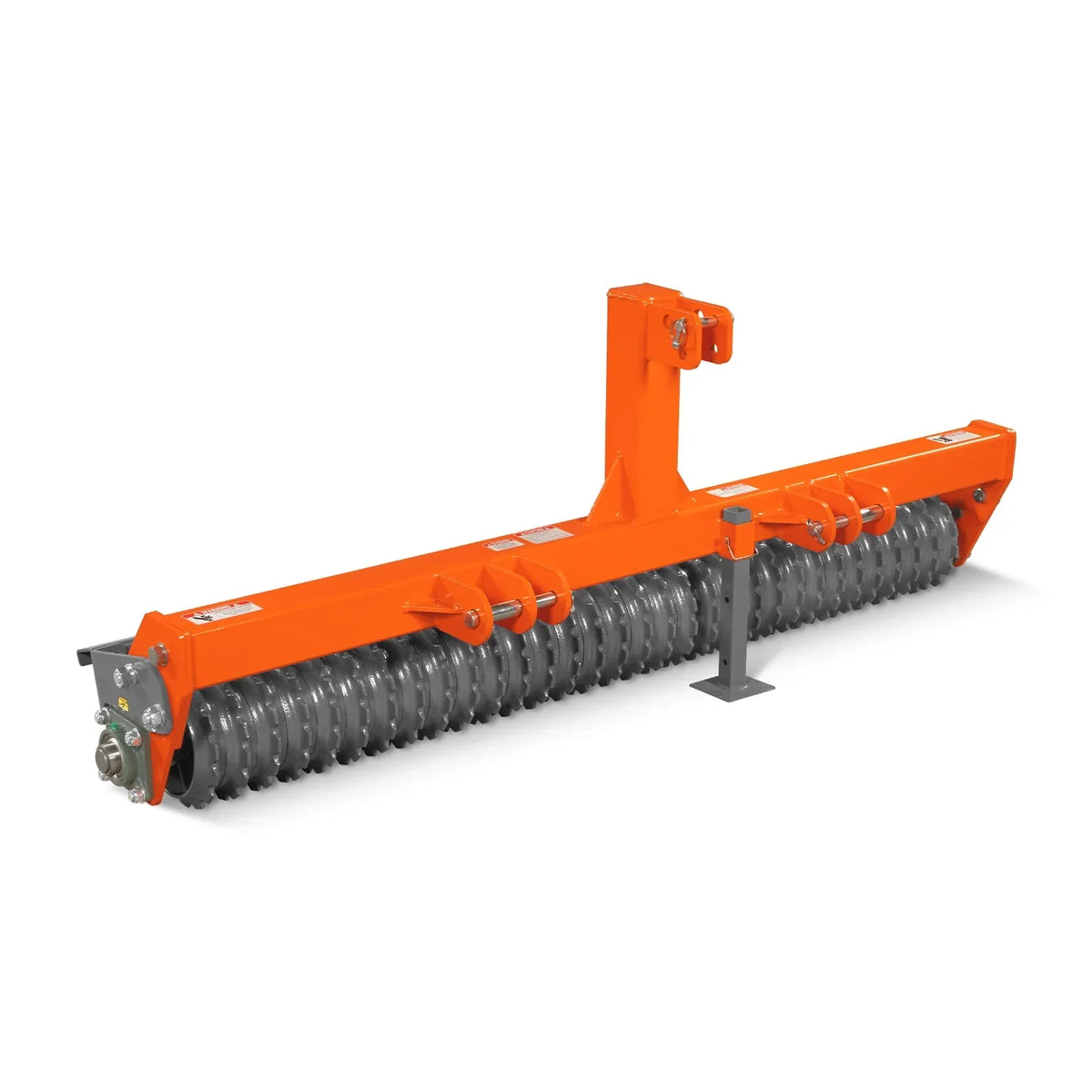 72" Cultipacker with 32 Ductile Iron Wheels,  Scraper Bar Included,  Category 1 and 2,  3 Point Hitch Tractor Attachment,  TCP1072