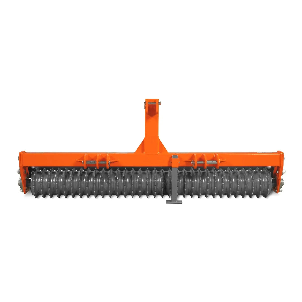 72" Cultipacker with 32 Ductile Iron Wheels,  Scraper Bar Included,  Category 1 and 2,  3 Point Hitch Tractor Attachment,  TCP1072