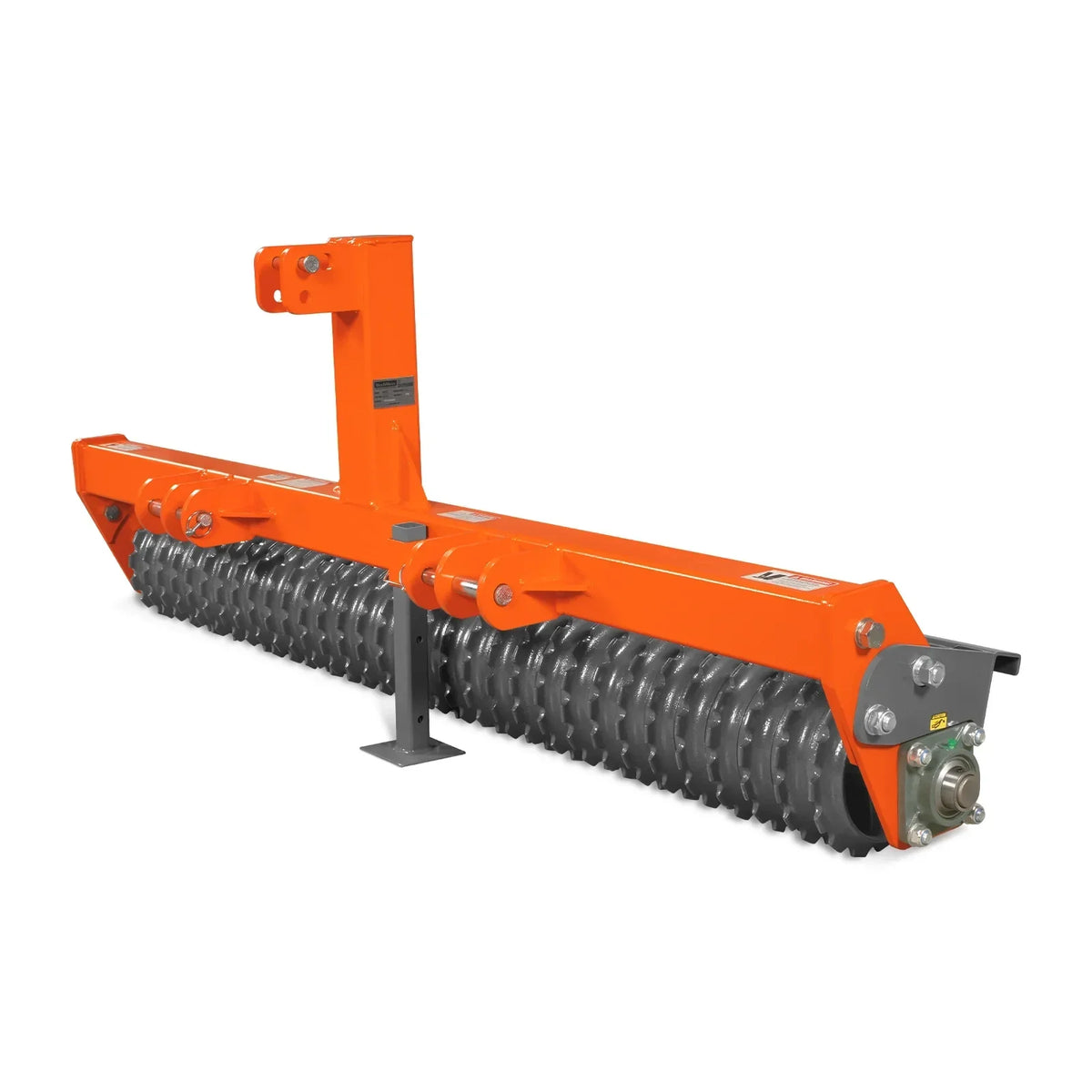 72" Cultipacker with 32 Ductile Iron Wheels,  Scraper Bar Included,  Category 1 and 2,  3 Point Hitch Tractor Attachment,  TCP1072