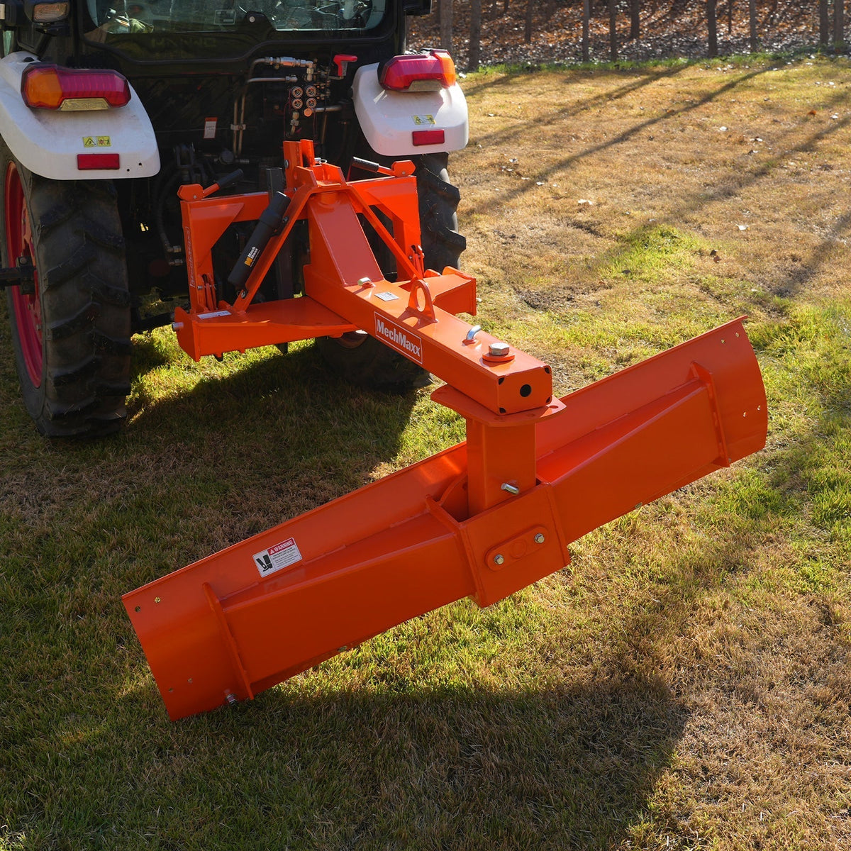 72" Heavy Duty 6-Way Rear Blade 3 Point Hitch Tractor Attachment,  RB72SE