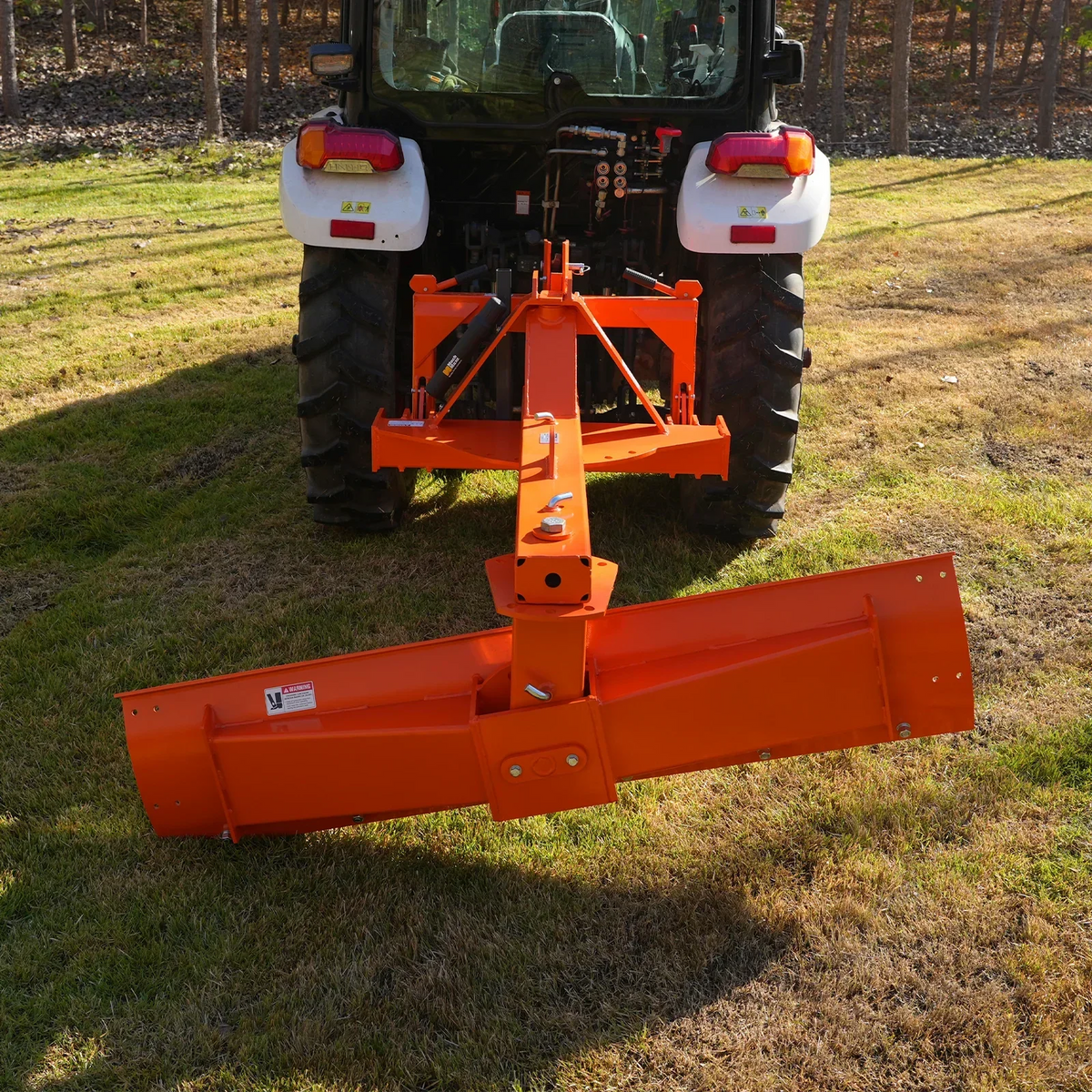 72" Heavy Duty 6-Way Rear Blade 3 Point Hitch Tractor Attachment,  RB72SE