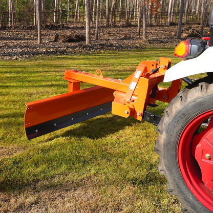 72" Heavy Duty 6-Way Rear Blade 3 Point Hitch Tractor Attachment,  RB72SE