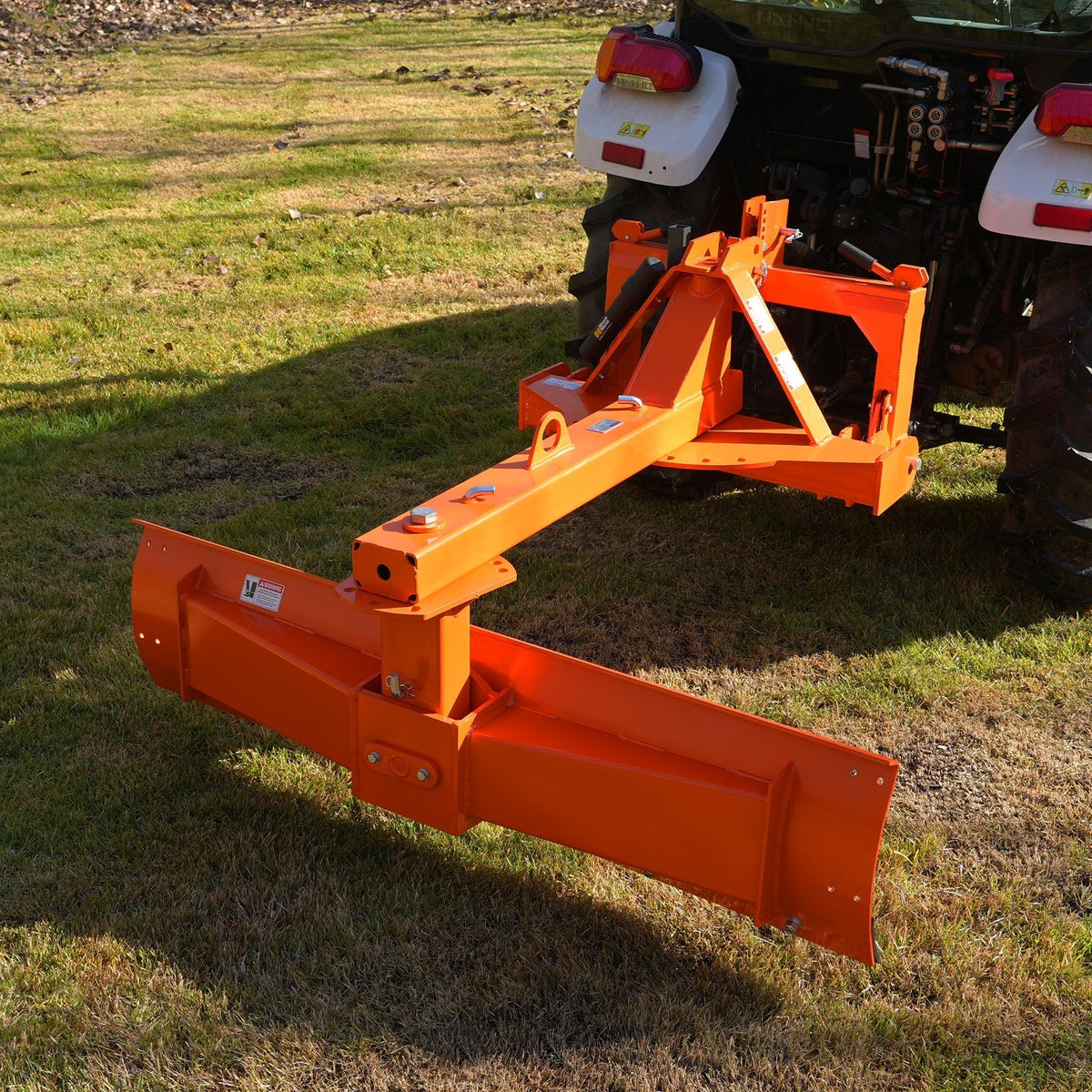 72" Heavy Duty 6-Way Rear Blade 3 Point Hitch Tractor Attachment,  RB72SE